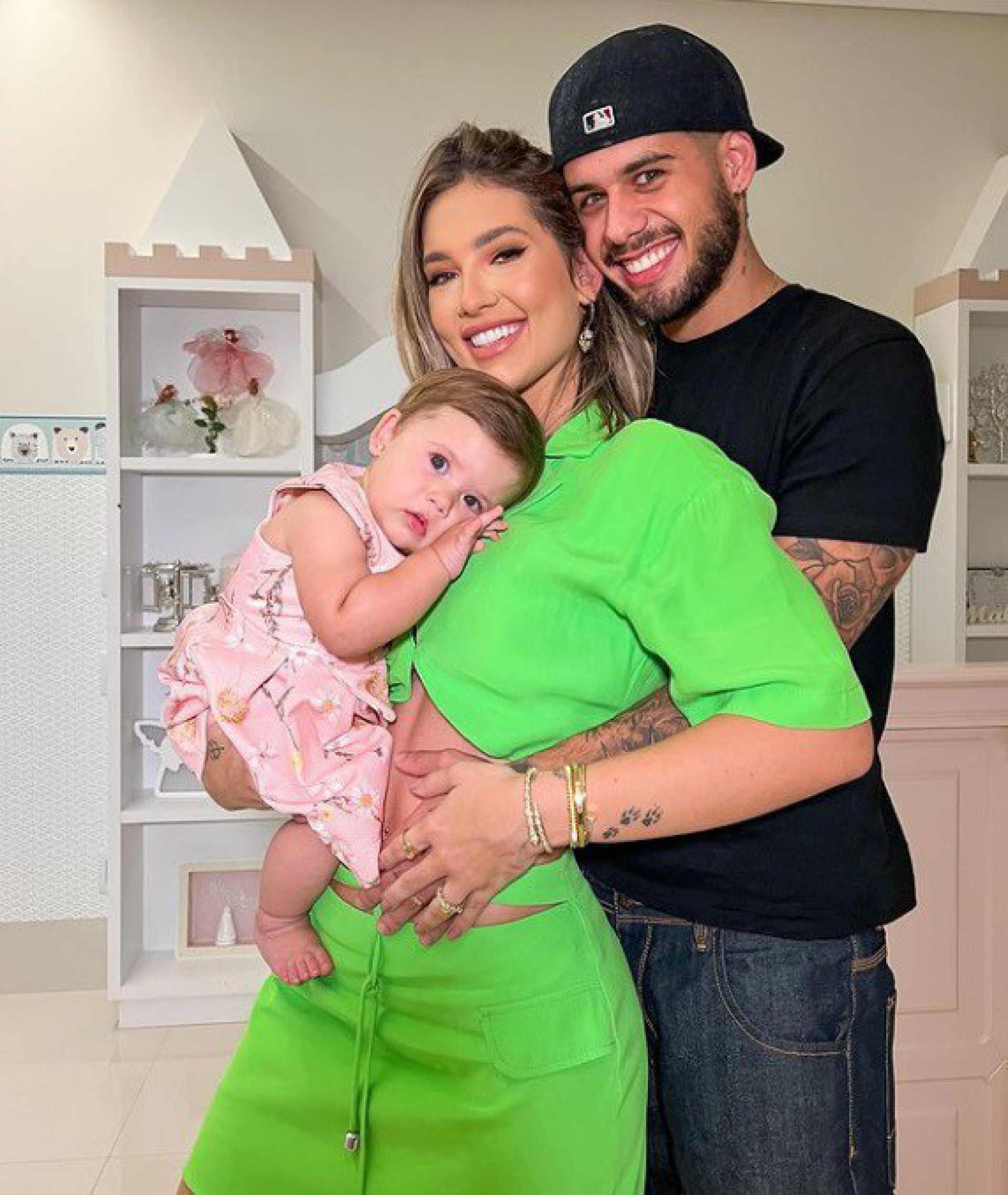 Virginia Fonseca, Zé Felipe e Maria Alice  - Reprodução/Instagram