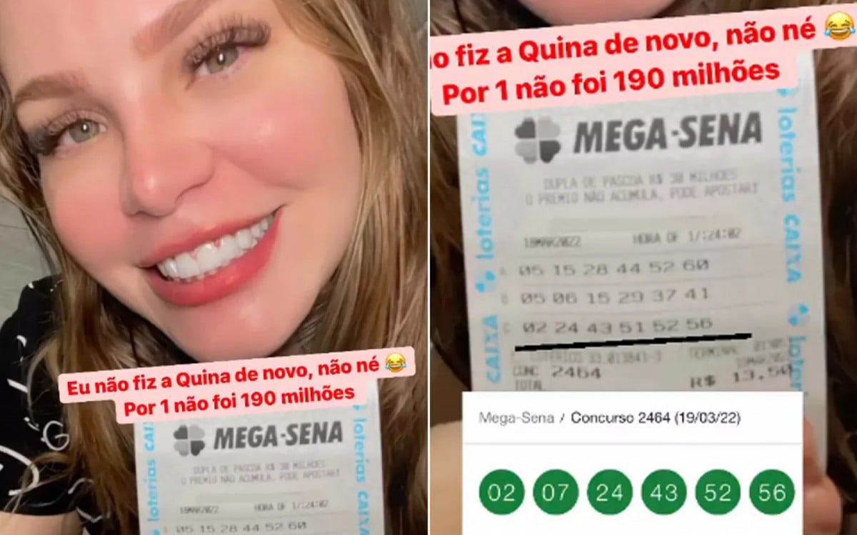 Após ganhar na loteria mais de 50 vezes, ex-BBB Paulinha Leite revela  'combinação da sorte' e quanto vai apostar na Mega da Virada