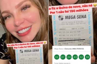 Sortuda! Após ganhar mais de 50 vezes na loteria, ex-BBB acerta quina na Mega-Sena