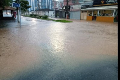 Angra em estado de alerta por causa das chuvas 