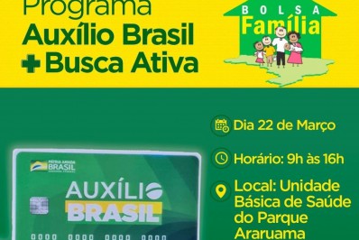 Meriti atende famílias beneficiárias do programa Bolsa Família nesta terça-feira (22)
