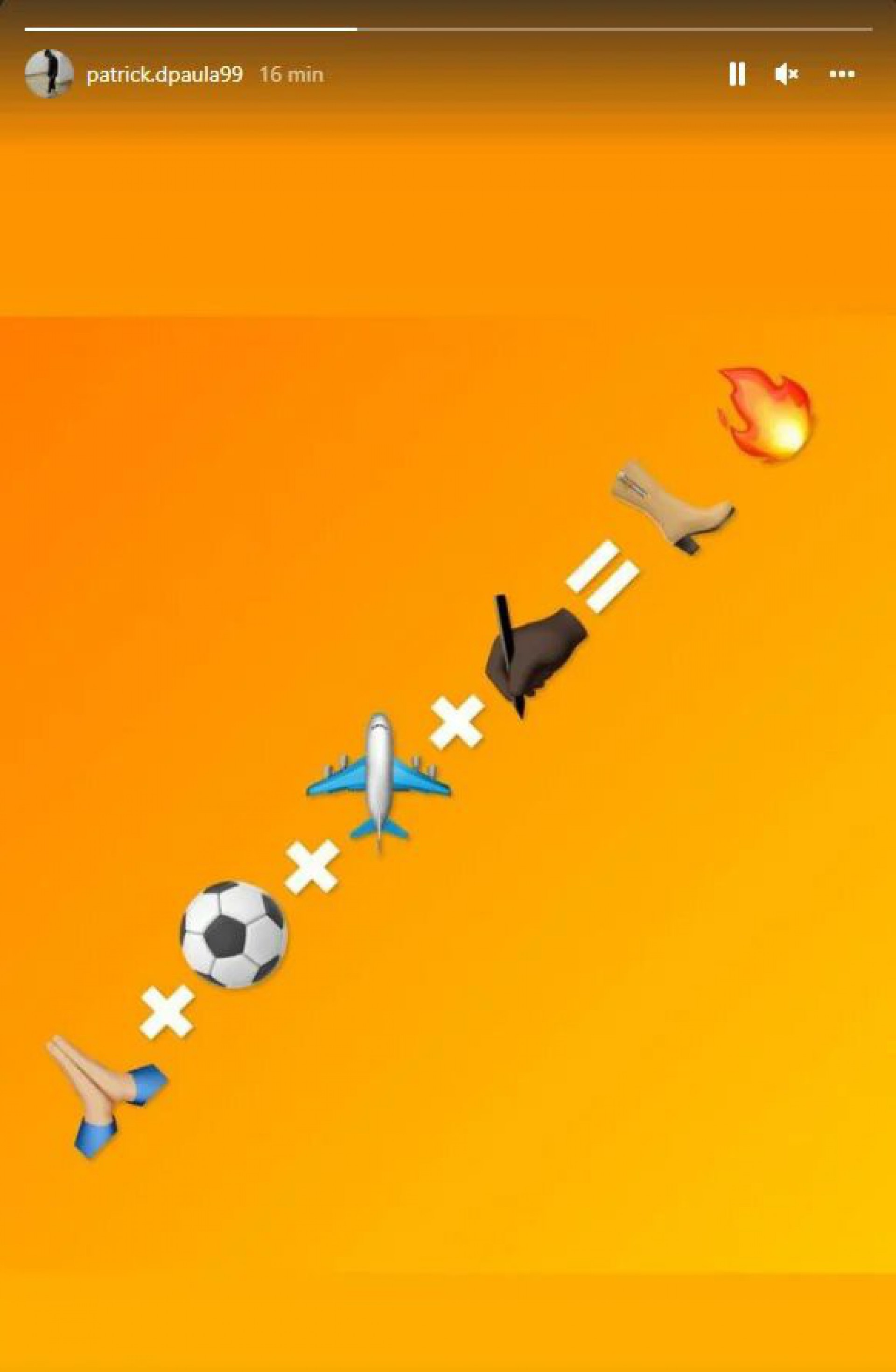 Patrick de Paula posta emojis e anima torcida do Botafogo - Foto: Reprodução/Instagram