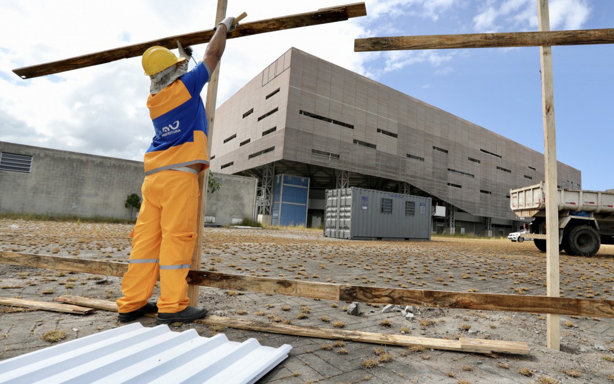 Arena do Futuro começa a ser desmontada no Parque Olímpico - Divulgação