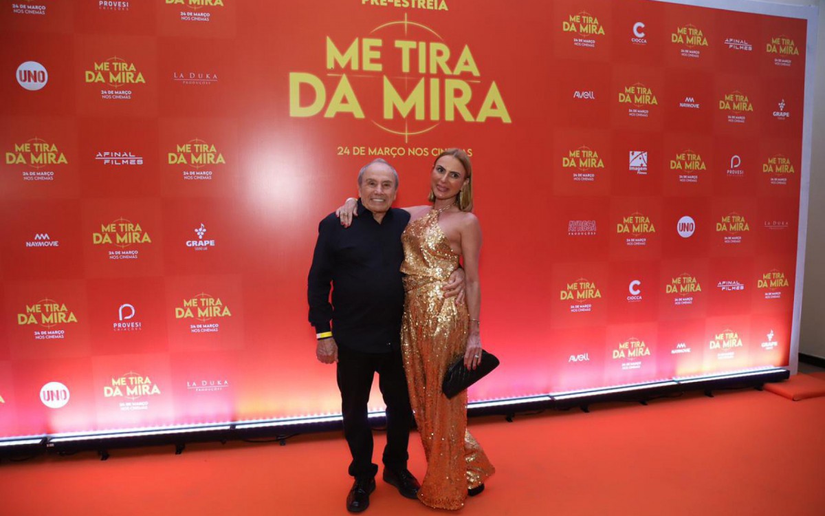 Stenio Garcia e a esposa Marilene Saade  -  Beatriz Damy/ Agnews