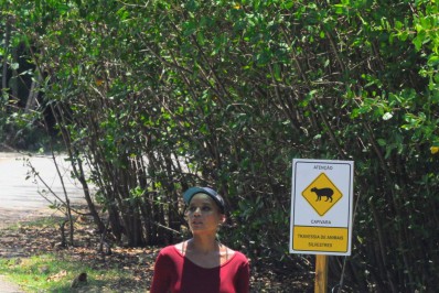 Aparecida Petrowky se exercita na Zona Sul do Rio