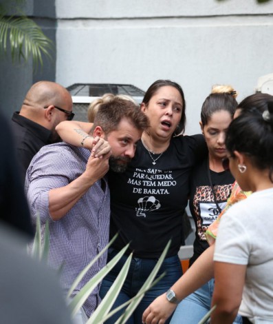 Ana Paula Rosa, ex esposa de Thiago Costa, diretor de unidade do Degase morto a tiros - Cleber Mendes/Agência O Dia