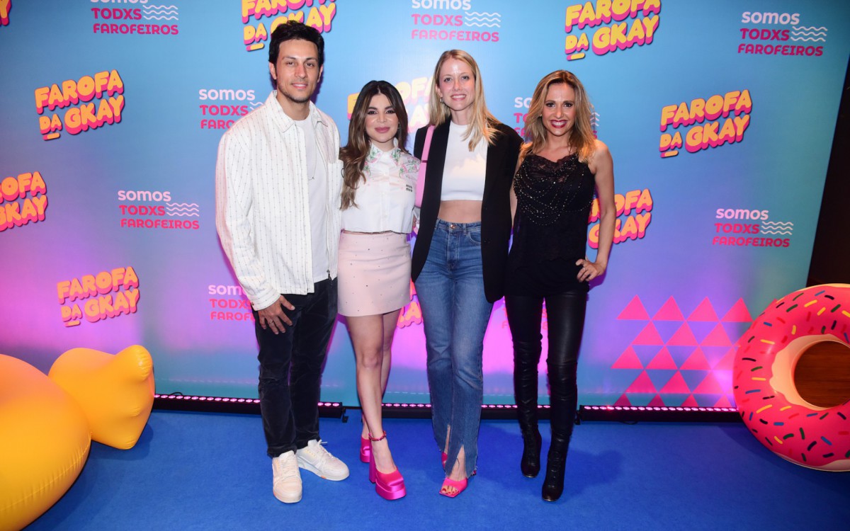Thiago Mansur, GKay, Gabriela Priolli e Luisa Mell