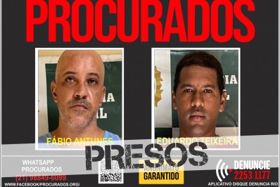 Polícia Civil prende dois foragidos que estavam em área de milícia