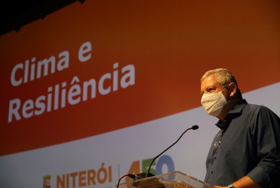 Prefeito anuncia recursos em sustentabilidade e contenção de encostas