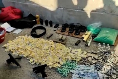 PM apreende três adolescentes com armas e drogas em Honório Gurgel