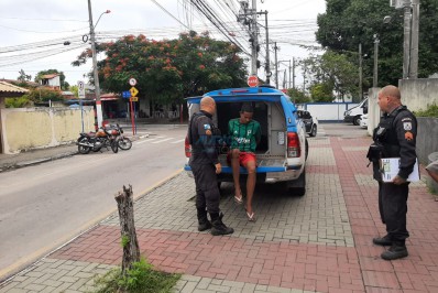 Polícia Militar prende ladrão em Itaocaia Valley