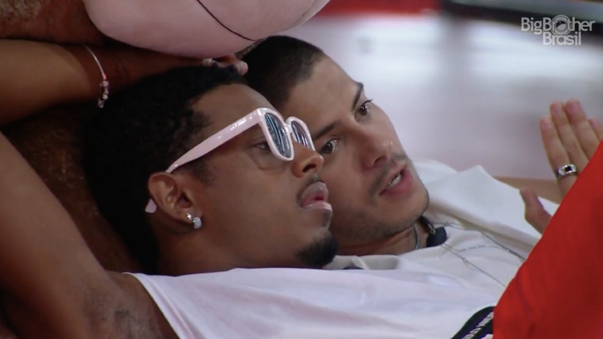 Arthur e Paulo André relembram suas 'tretas' no programa - Reprodução / Globo