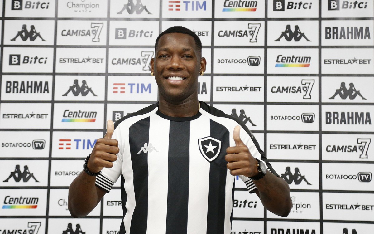 Patrick de Paula, novo reforço do Botafogo - Vitor Silva/Botafogo