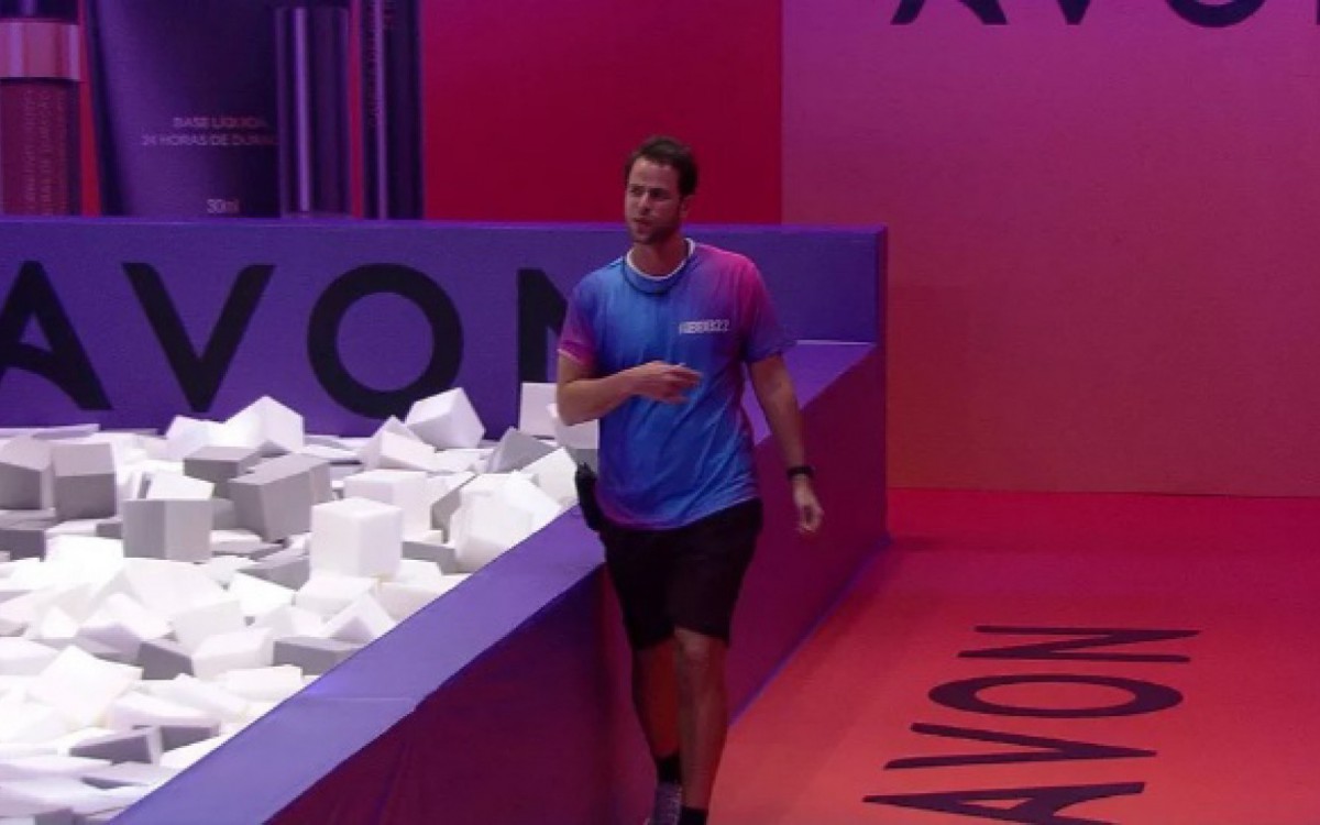 Gustavo abandonou prova do líder - Reprodução/Gshow