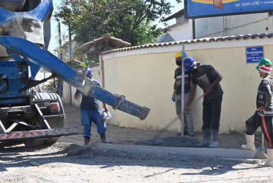 Obras avançam nos bairros Serra Grande e Maravista