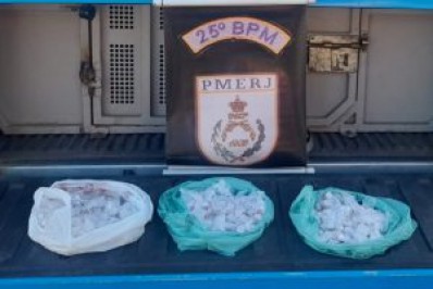 Homem é preso com carga de cocaína em Cabo Frio