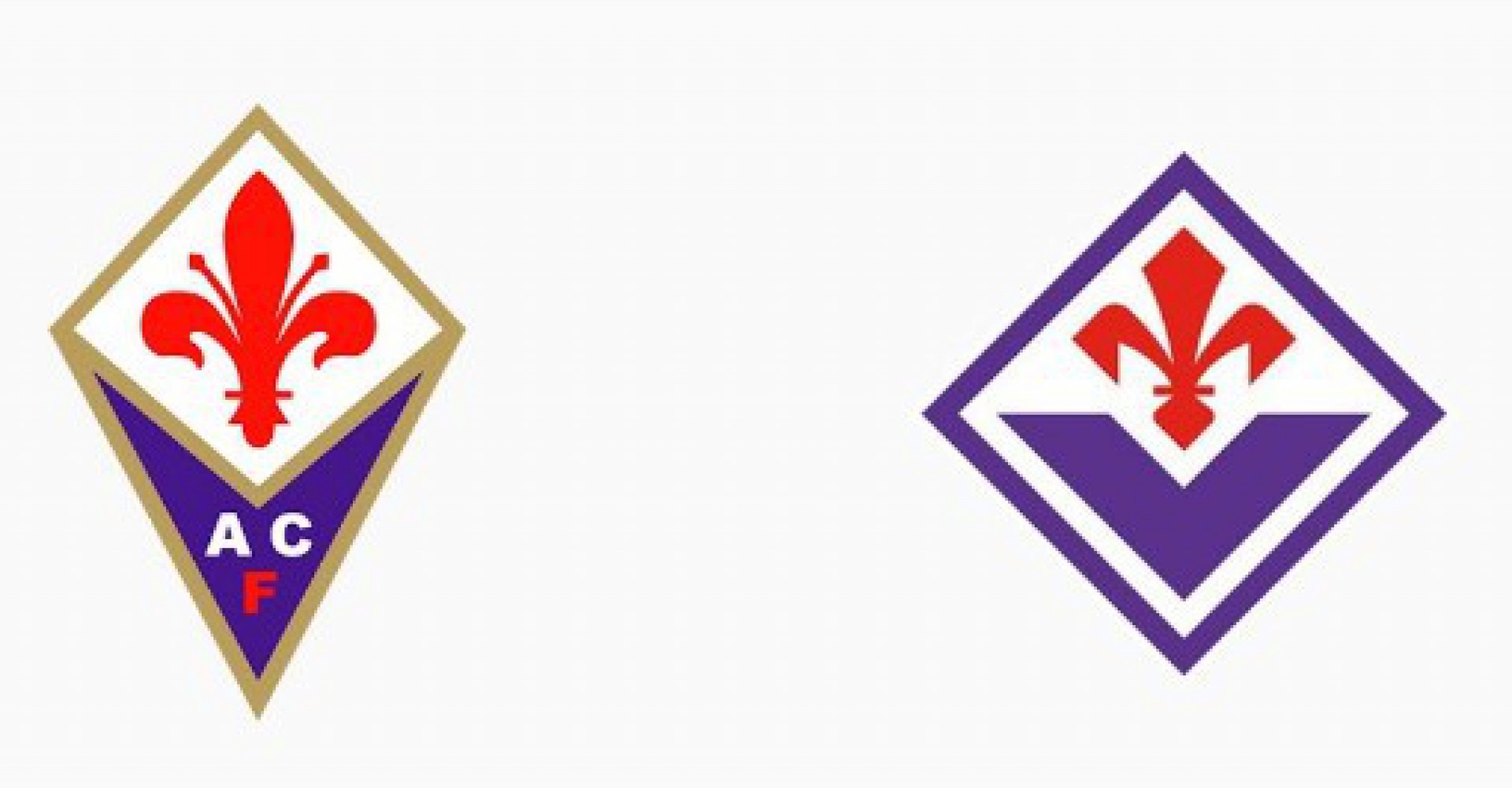Mudanças no escudo da Fiorentina - Reprodução/Footy Headlines