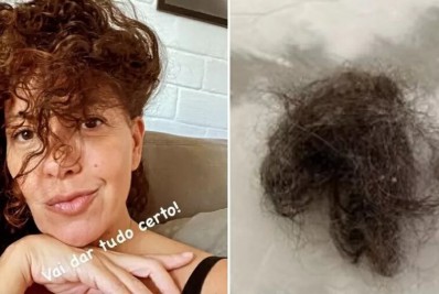 Fabiula Nascimento mostra queda de cabelo após nascimento dos gêmeos