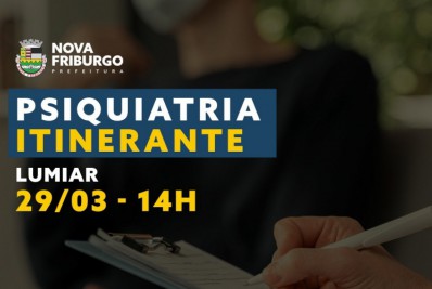 Psiquiatria itinerante passa por Lumiar nesta terça-feira, 29