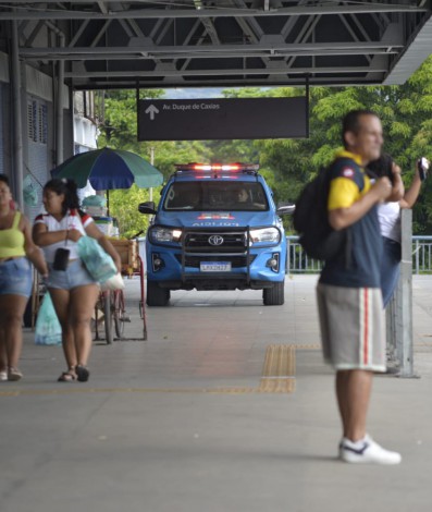 Movimentação na estação de Deodoro após problemas com os trens na manhã desta segunda-feira (28) - Fabio Costa / Agência O Dia