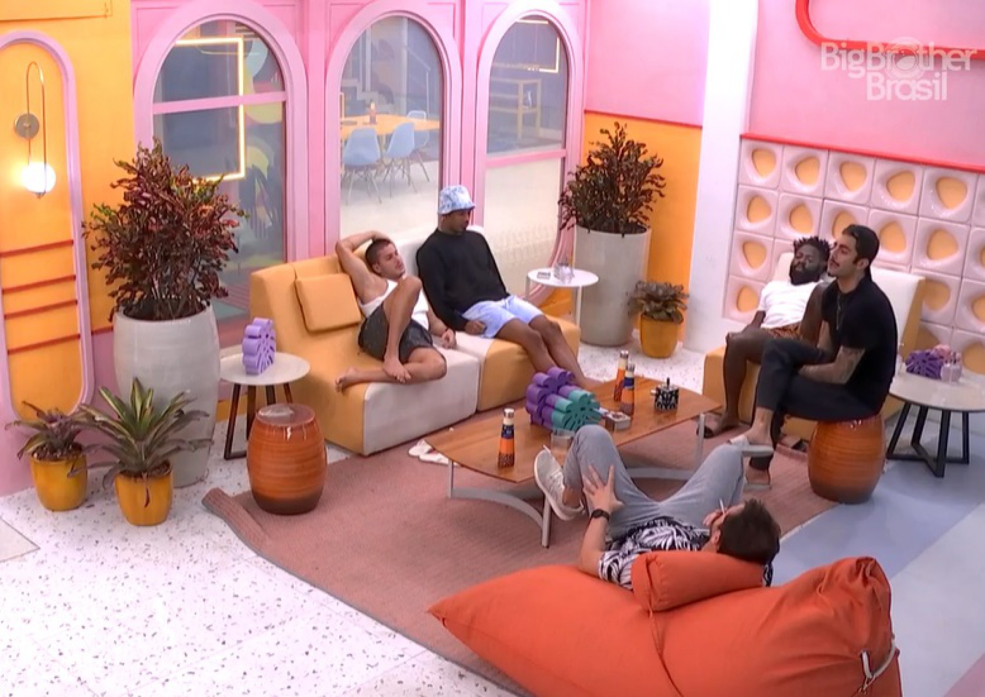 Brothers conversam sobre jogo - reprodução da TV Globo