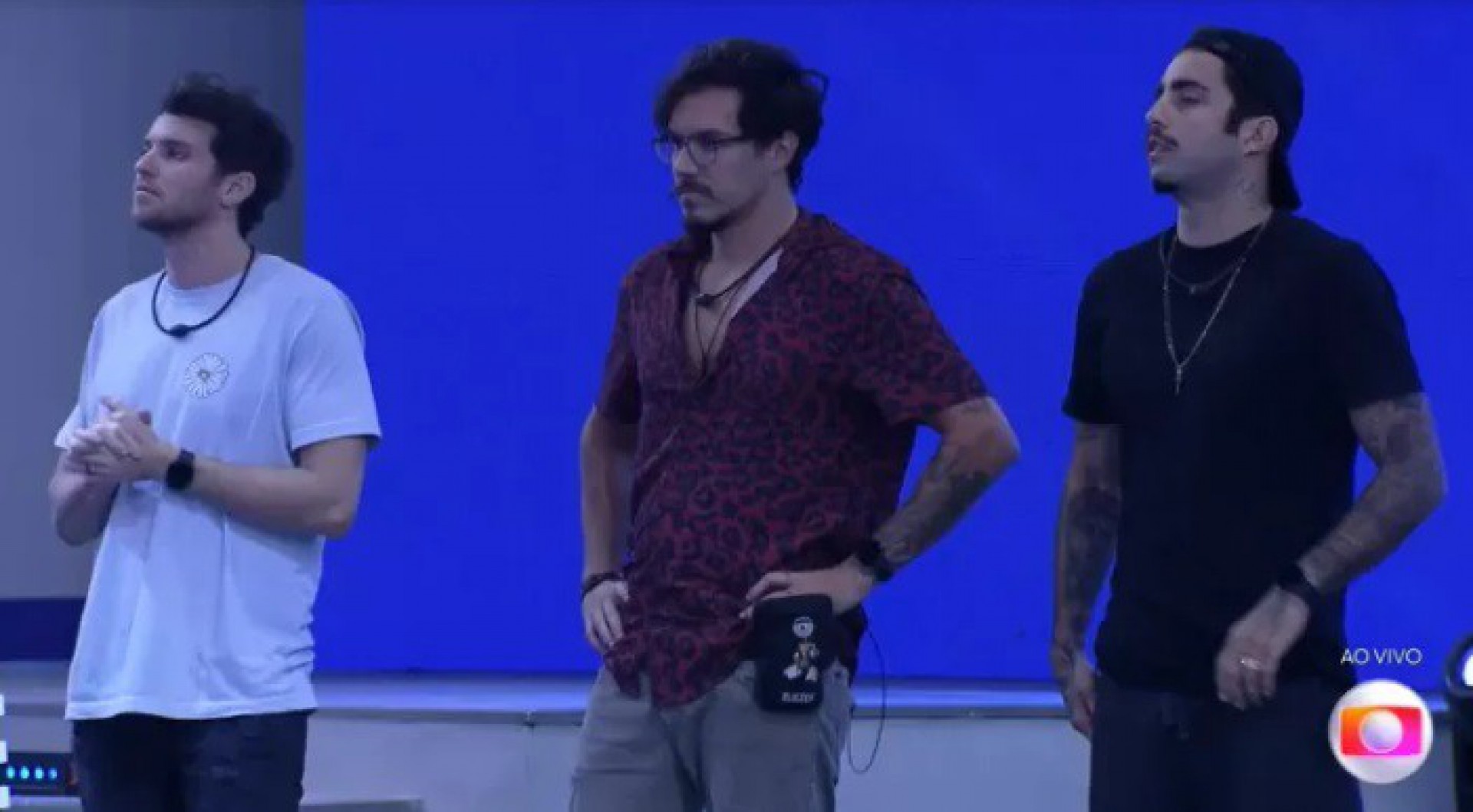 Lucas, Eli e Pedro Scooby venceram a prova Bate e Volta - Reprodução