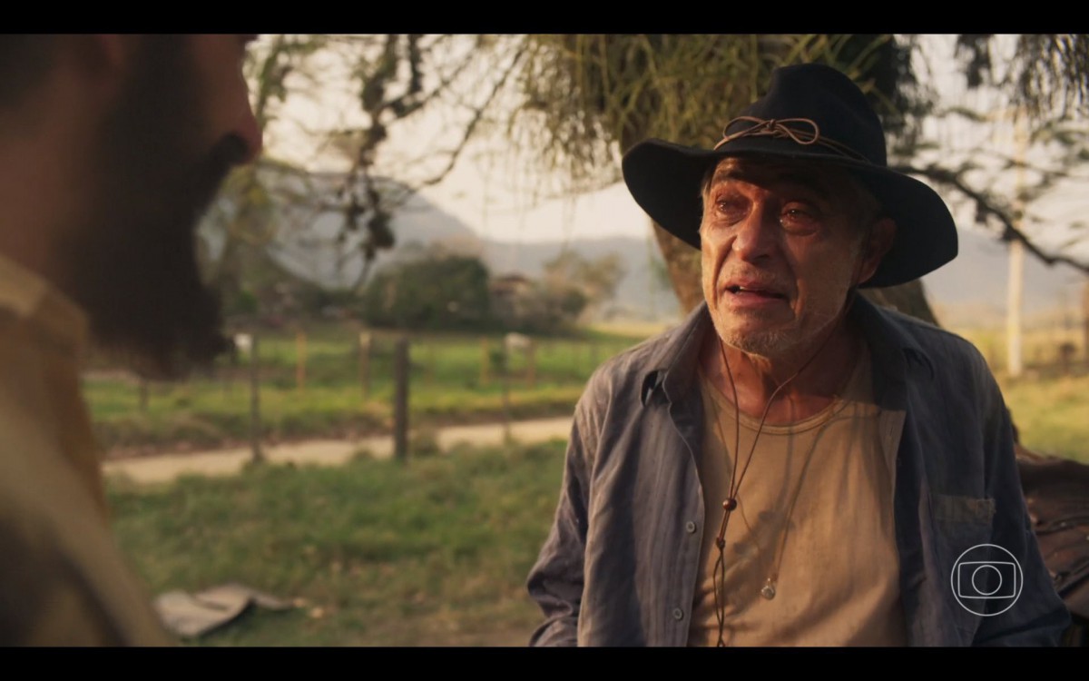 Paulo Gorgulho em cena do remake de 'Pantanal' - Reprodução