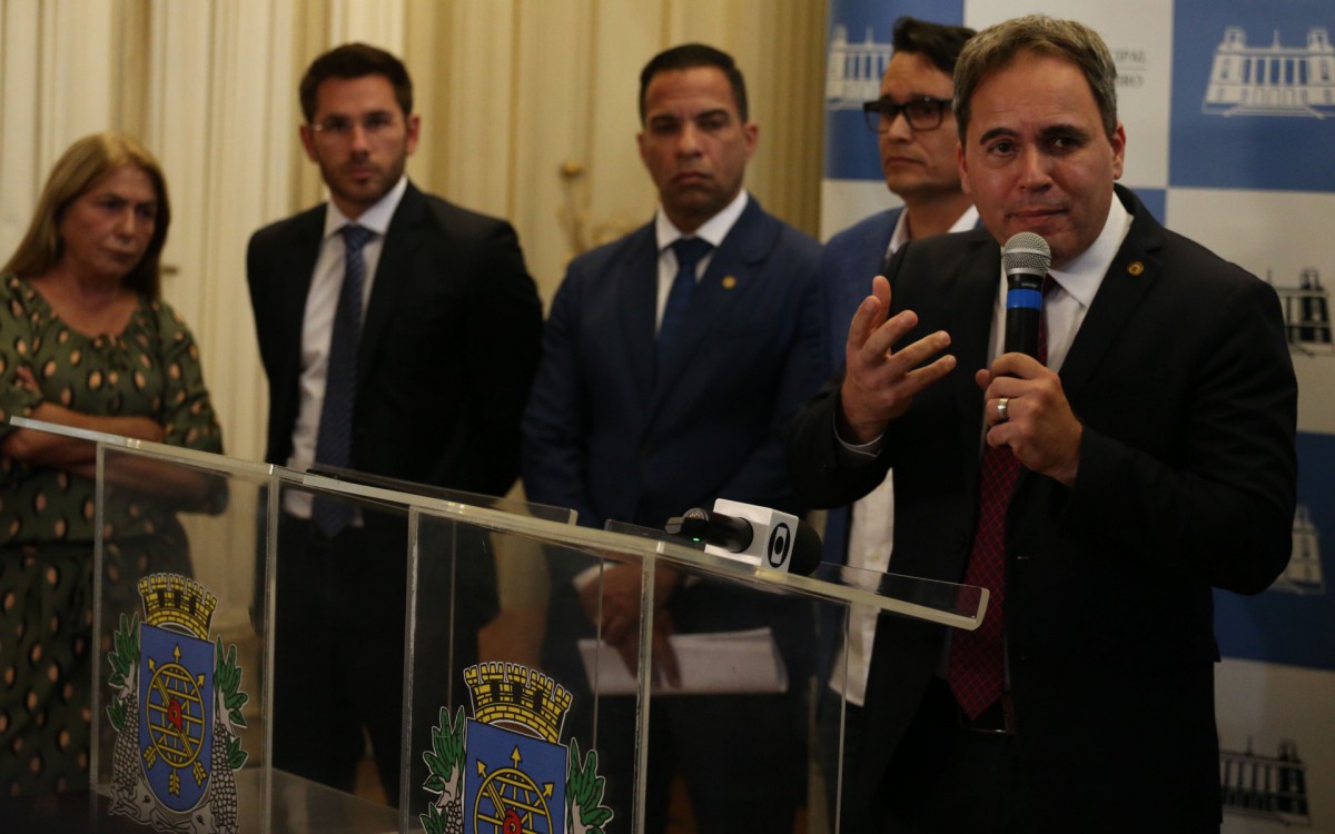 Rio,29/03/2022- CENTRO,Camara dos Vereadores,Reuniao do Comite de Etica da Camara de Vereadores, para analisar as denuncias contra o Vereador Gabriel Monteiro. Na foto.Alexandre Izquerdo Presidente Comissao de Etica da Camara.Foto: Cleber Mendes/Agência O Dia       - Cleber Mendes/Agência O Dia
