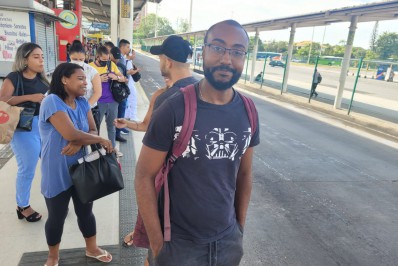 'Transporte no Rio já é desastroso, mas hoje está um caos', diz passageiro sobre a greve