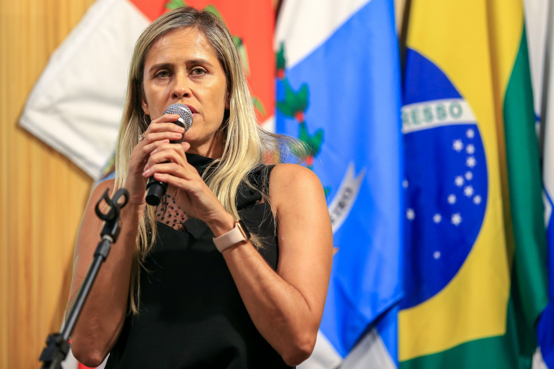 A secret&aacute;ria Especial de Assist&ecirc;ncia Social, Cristiane Guedes, destacou que muitas mulheres n&atilde;o conhecem a endometriose - Rafael Barreto / PMBR