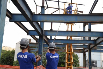 Obras do Restaurante do Povo em andamento