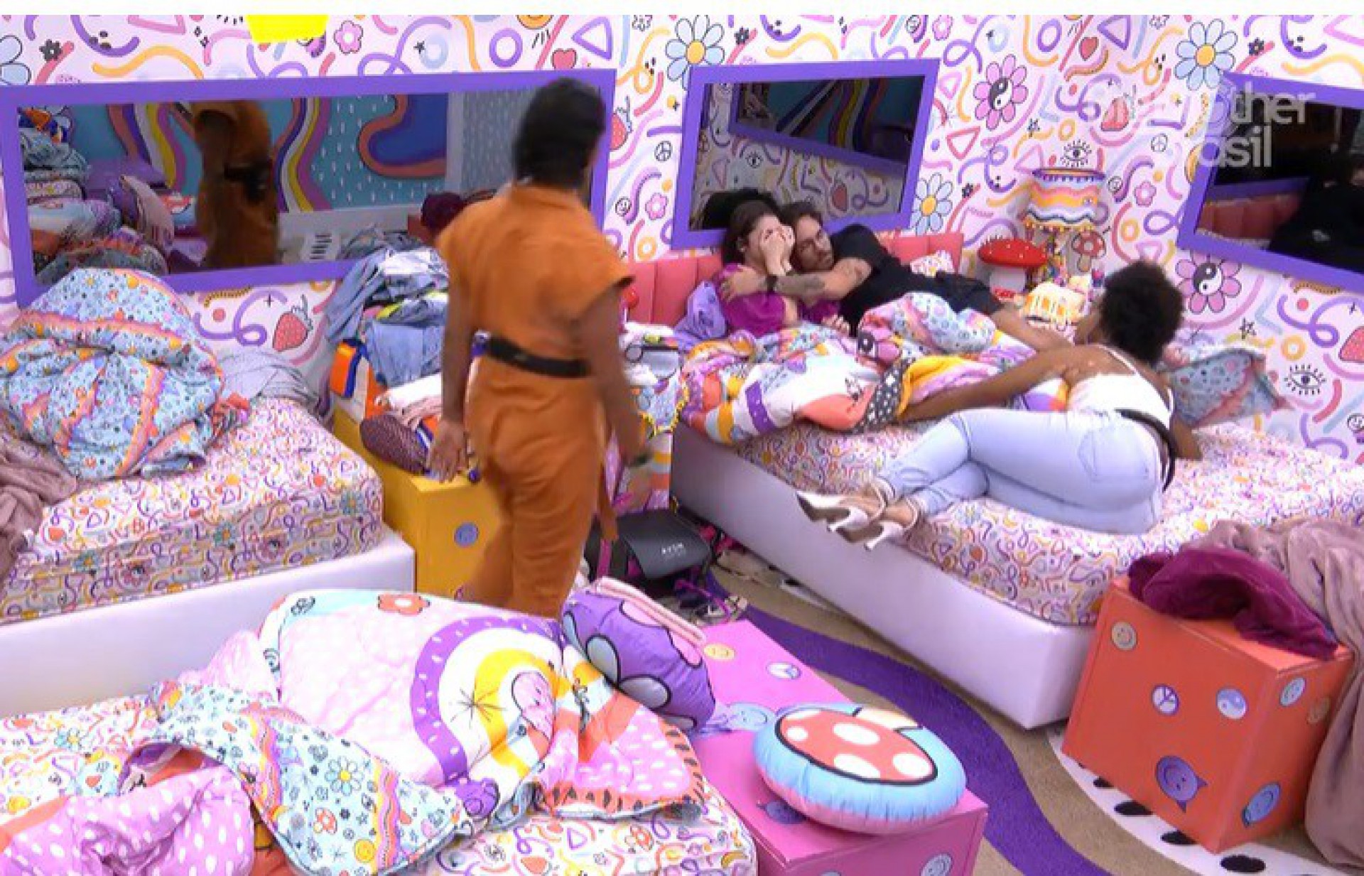 Eslovênia vai às lágrimas após eliminação de Lucas - reprodução da TV Globo