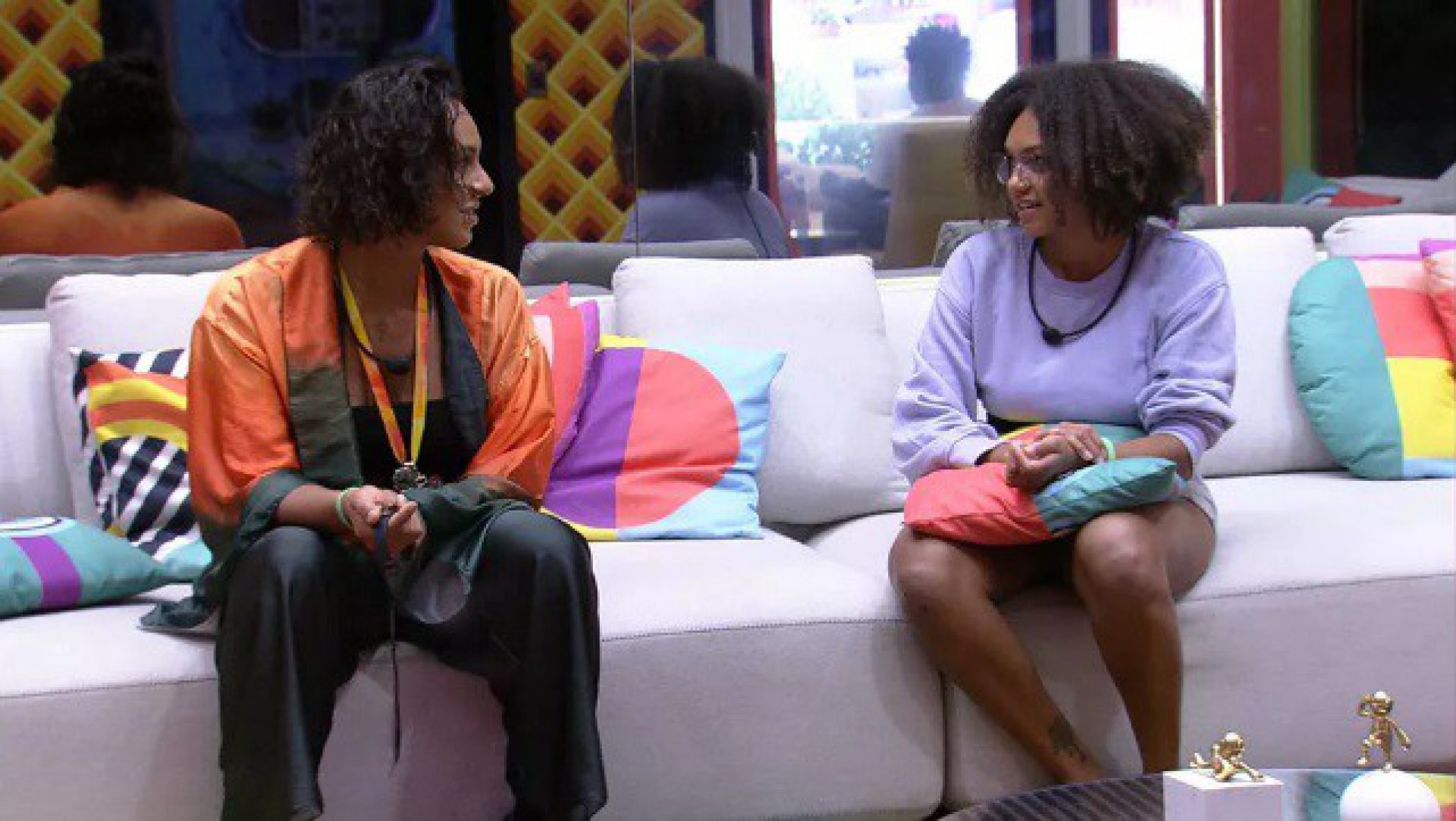 Jessilane conversou com Linn sobre os rumos do jogo  - Reprodução/Gshow