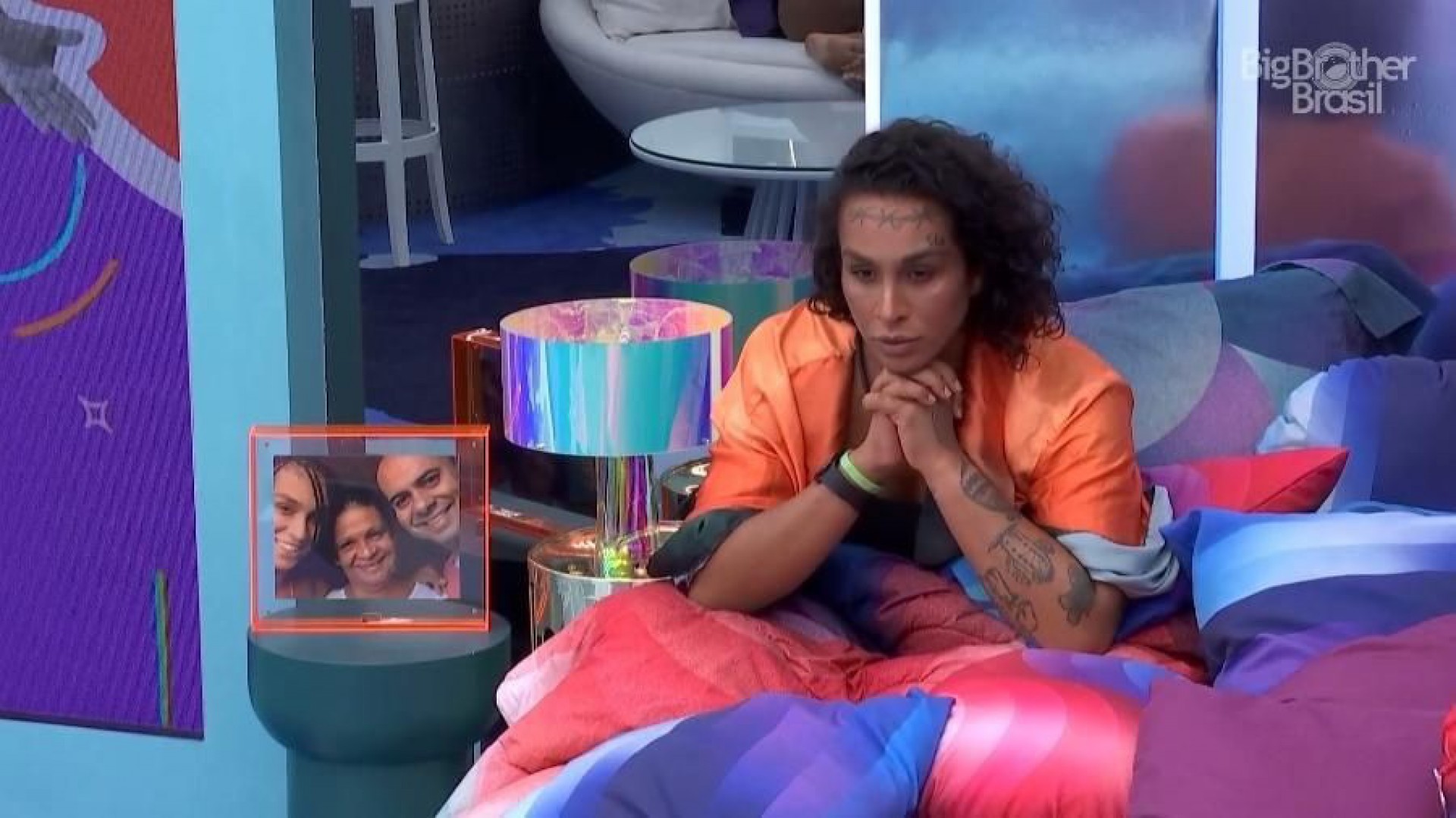 Linn conversa com Jessi sobre suas estratégias de jogo - Reprodução / Globoplay