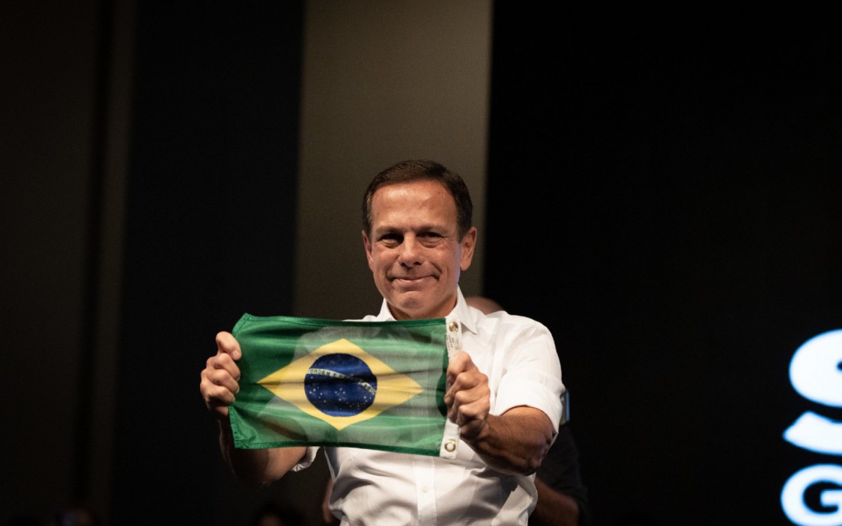 João Doria anuncia saída do governo de SP para se candidatar à presidência da República - Pablo Jacob/Divulgação SP