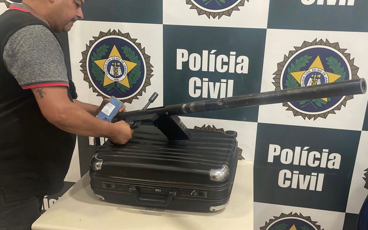 No mercado clandestino, o valor da metralhadora est&aacute; estimado em cerca de R$ 250 mil
