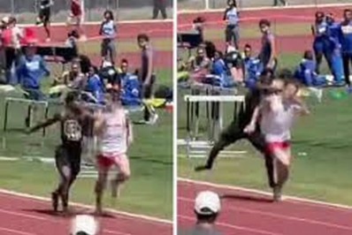 Vídeo: Corredor agride atleta durante prova de atletismo nos EUA