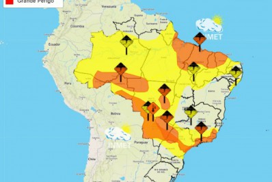 Meteorologia emite alerta de chuva para Guapimirim para as próximas horas
