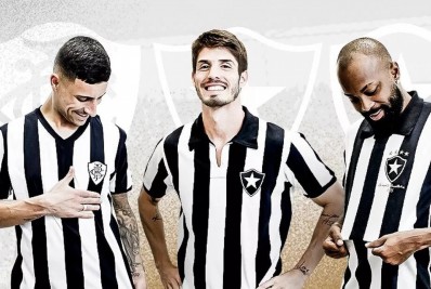Botafogo anuncia linha retrô de camisas enquanto não fecha com fornecedora de material esportivo