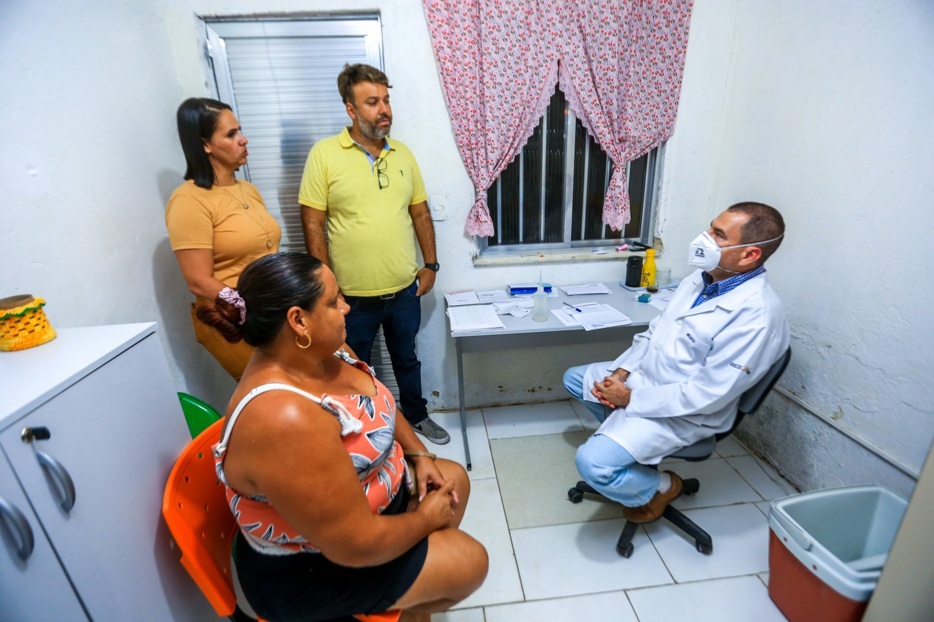 Secretário de Saúde Christian Vieira visitou unidades e destacou a importância do projeto - Rafael Barreto / PMBR