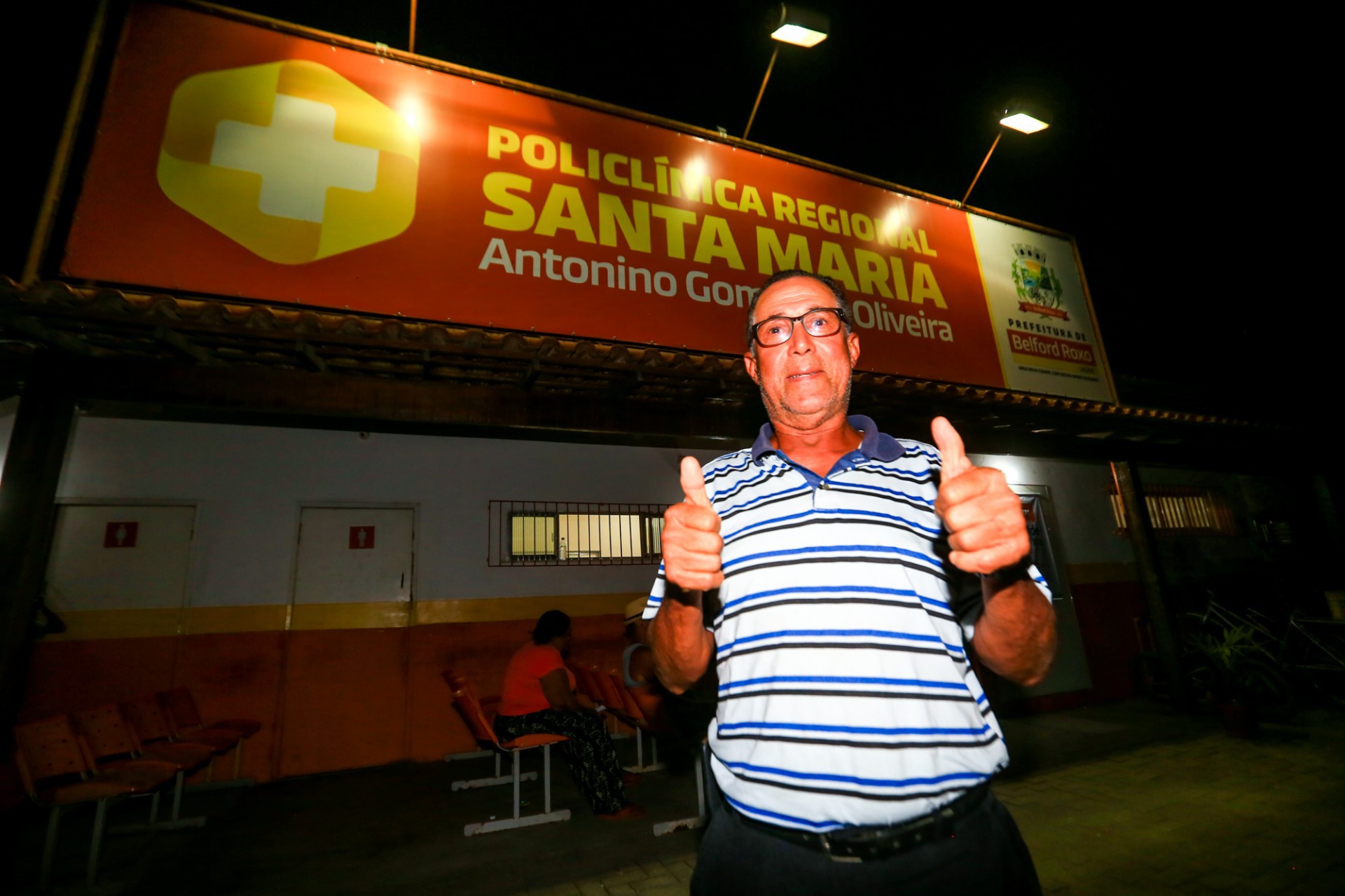 Valter Rosa Castro aproveitou o hor&aacute;rio diferenciado do Sa&uacute;de na Hora e se consultou - Rafael Barreto / PMBR