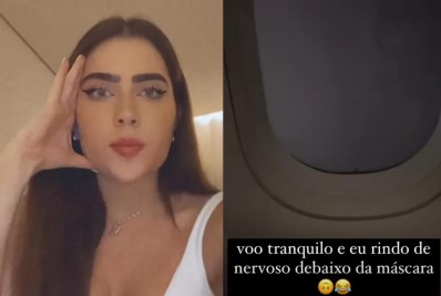 Jade Picon revela tensão ao enfrentar turbulência em voo: 'Muito medo'