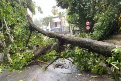 Chuvas castigam Ilha Grande e Angra dos Reis