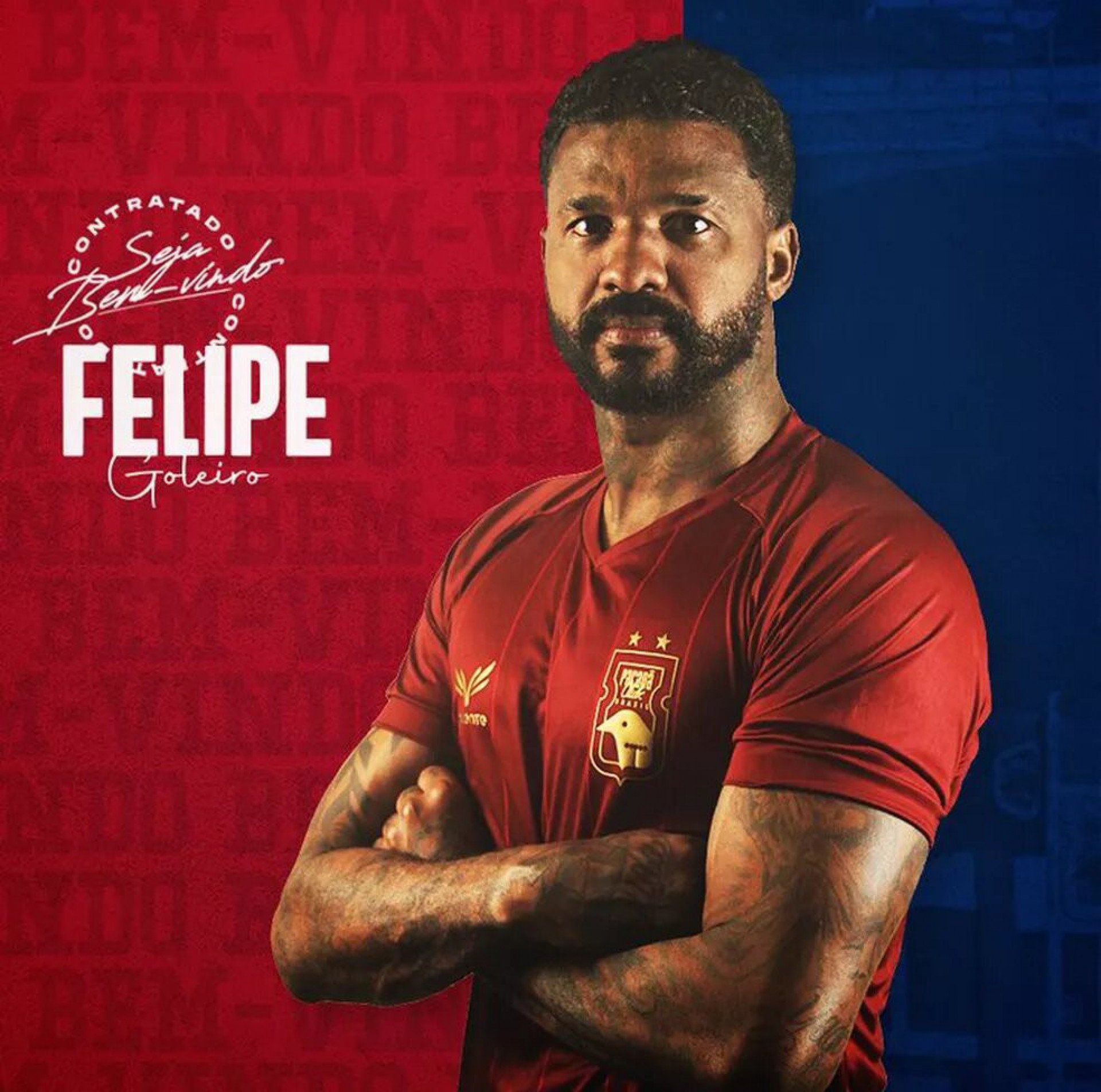 Goleiro Felipe &eacute; anunciado pelo Paran&aacute; Clube - Foto: Divulga&ccedil;&atilde;o/Paran&aacute; Clube