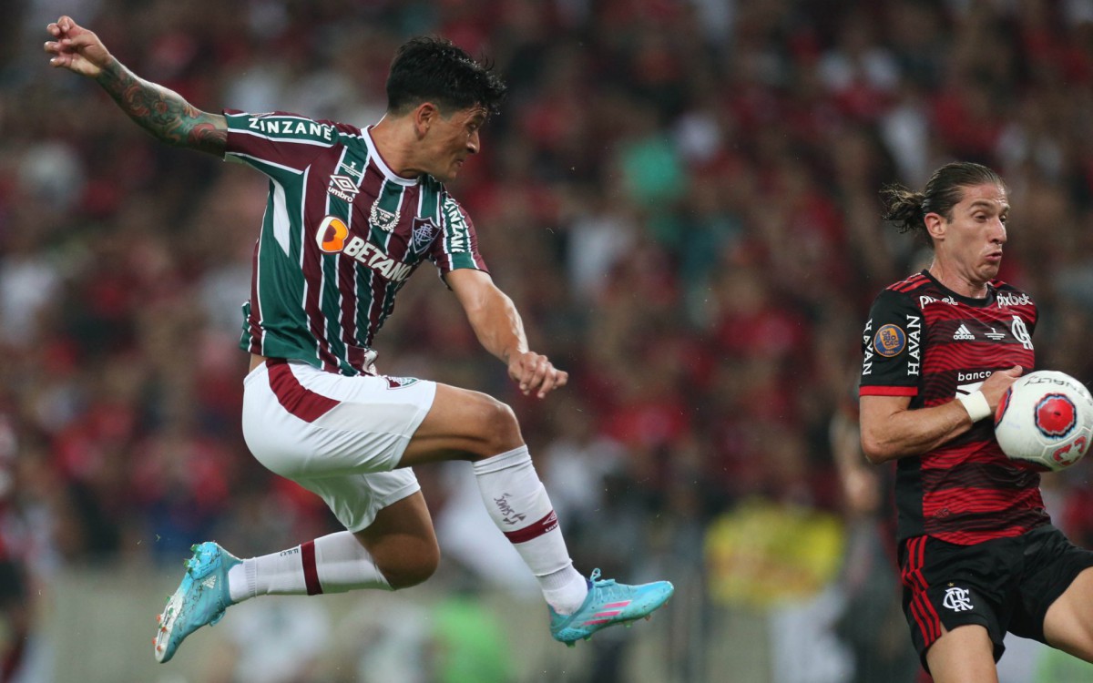 Rio,02/04/2022-MARACANA, Final do Camponato Carioca, jogo 2, Fluminense x Flamengo.Foto: Cleber Mendes/Agência O Dia