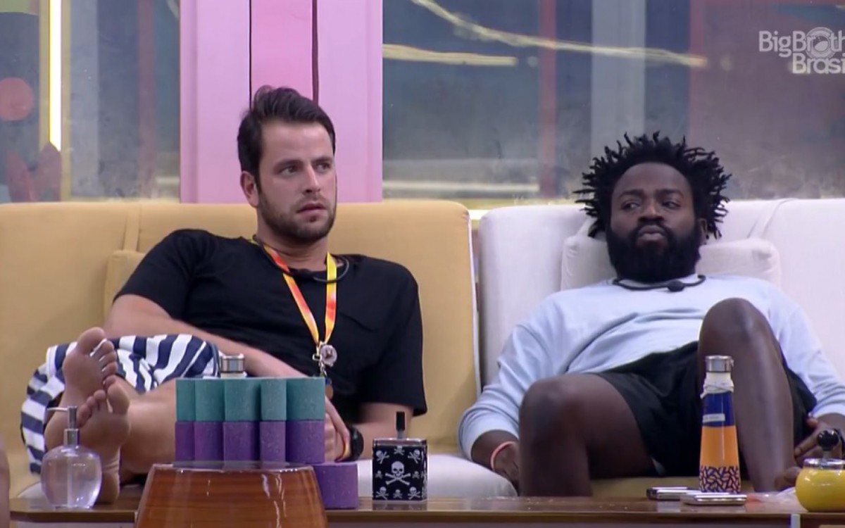 Gustavo e Douglas Silva - reprodução da TV Globo