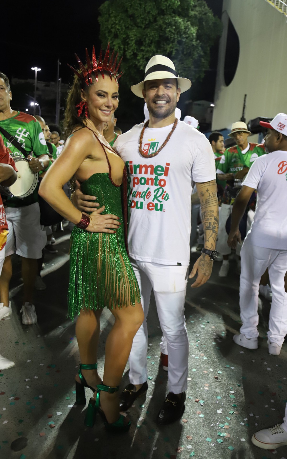 Paolla Oliveira e Diogo Nogueira