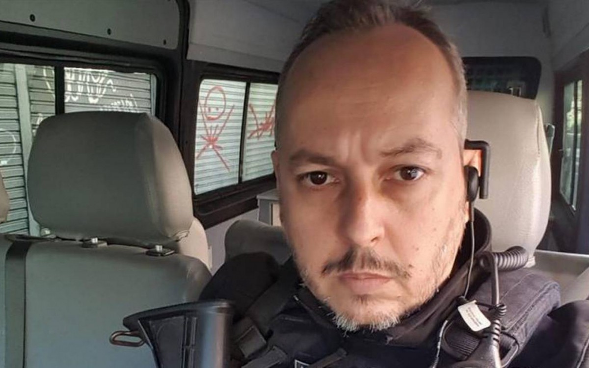 Inspetor Andr&eacute; Leonardo de Mello Frias foi baleado na cabe&ccedil;a e n&atilde;o resistiu