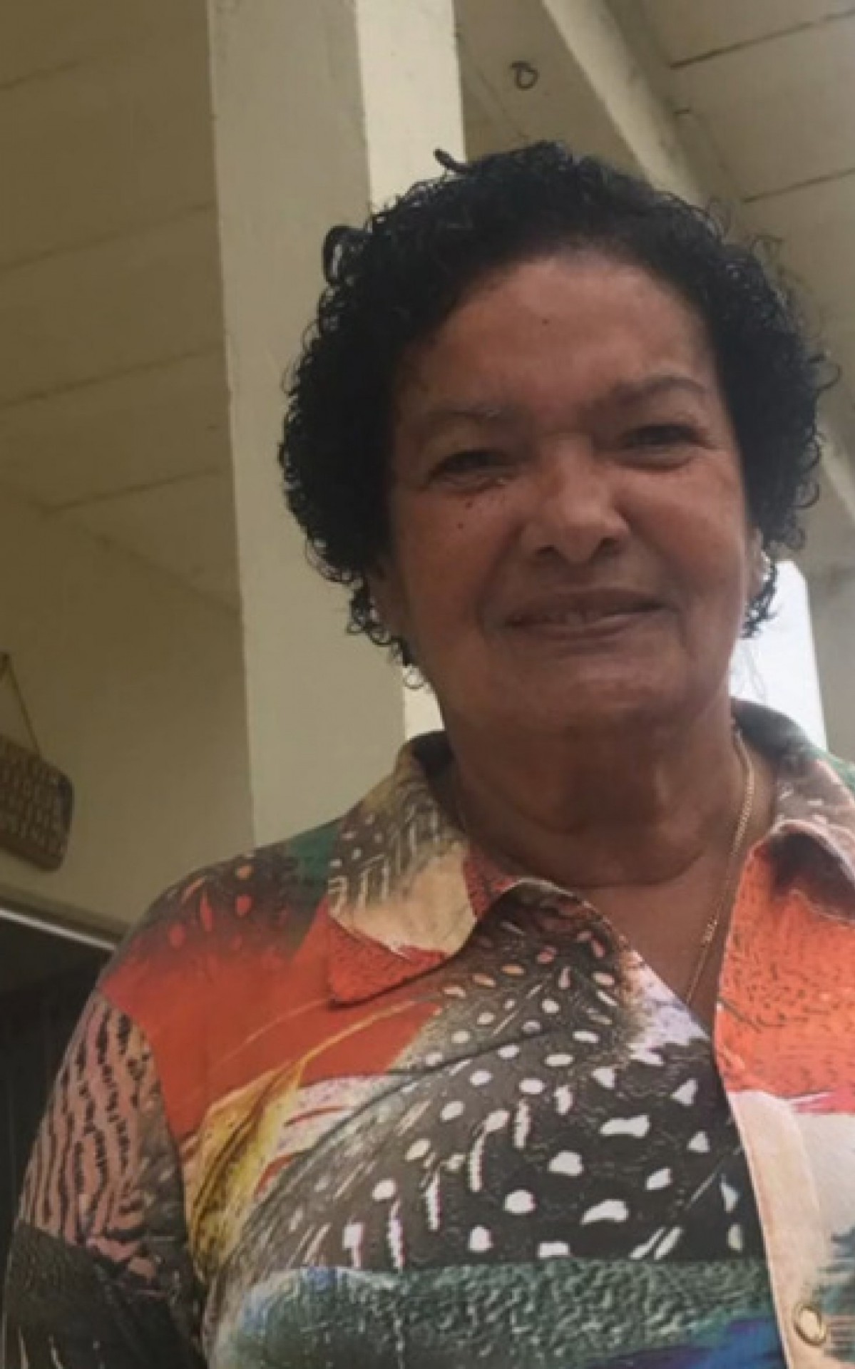 Maria da Glória Lemos, de 72 anos, foi baleada dentro de casa - Reprodução/TV Globo