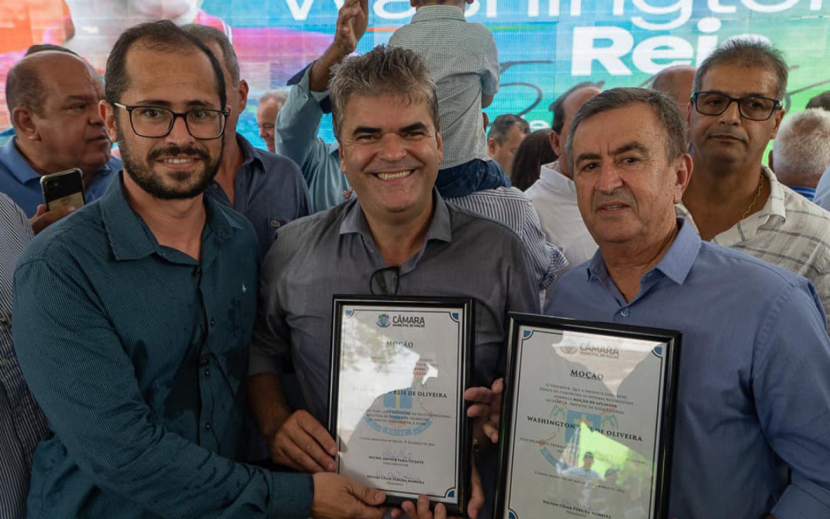 Anivers&aacute;rio de Washington Reis re&uacute;ne autoridades em Caxias - Reprodu&ccedil;&atilde;o Facebook